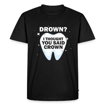 Orthodontic technician and dental laboratory - Men's Premium Organic T-Shirt - black - Front - Nico (187cm)