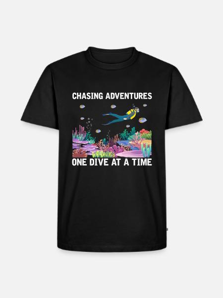Plongée Aventure Plongeurs Mer Océan - T-shirt Premium bio Homme - noir