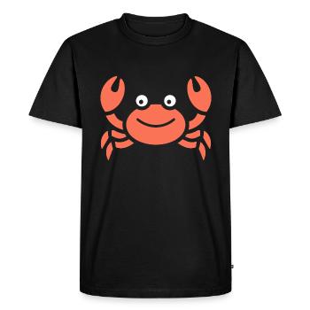 Crabe - T-shirt Premium bio Homme - noir - Devant - Nico (187cm)