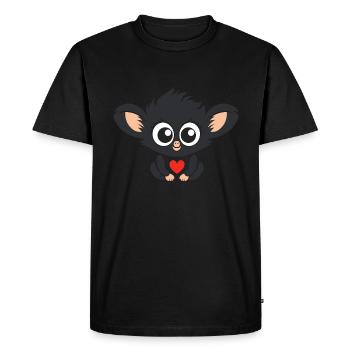 Tarsier - Men's Premium Organic T-Shirt - black - Front - Nico (187cm)