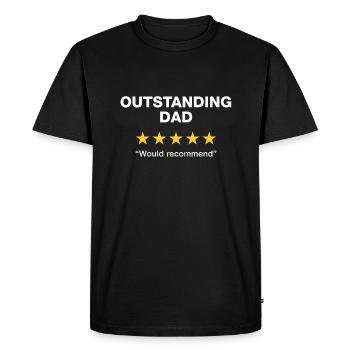 Examen exceptionnel de papa - T-shirt Premium bio Homme - noir - Devant - Nico (187cm)
