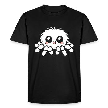 araignée - T-shirt Premium bio Homme - noir - Devant - Nico (187cm)