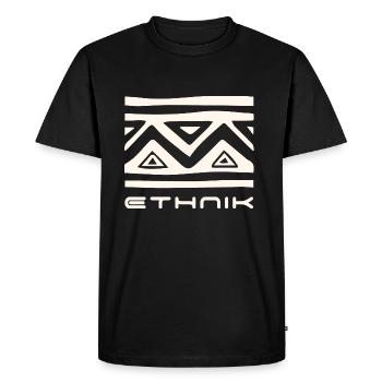 Ethnik africa - T-shirt Premium bio Homme - noir - Devant - Nico (187cm)