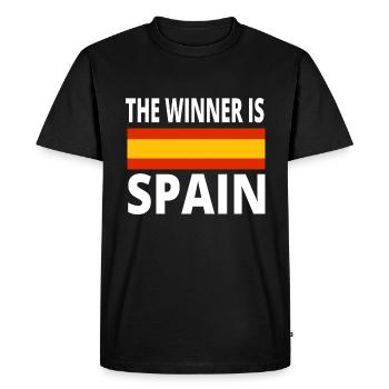 Espagne Vacances Vacances d’été T-Shirt Idée Cadeau - T-shirt Premium bio Homme - noir - Devant - Nico (187cm)