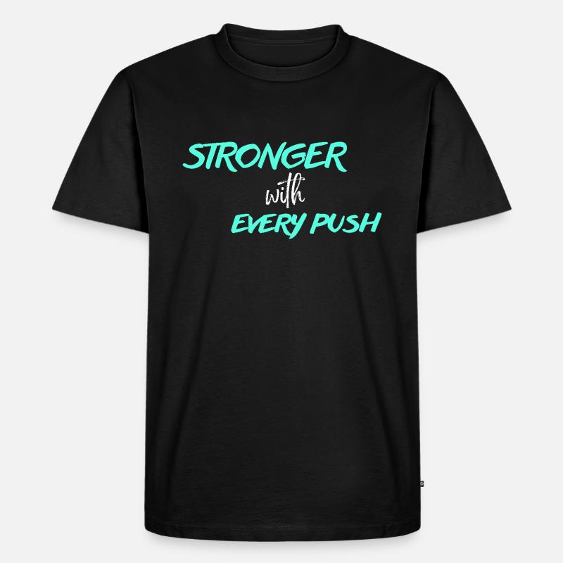 Training - Männer Premium Bio T-Shirt - Schwarz