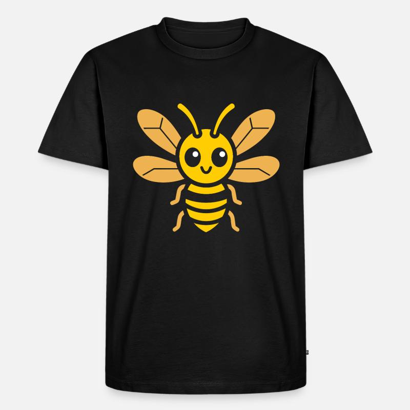 Wespe - Männer Premium Bio T-Shirt - Schwarz