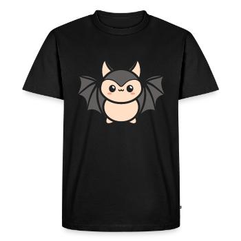 bat - Men's Premium Organic T-Shirt - black - Front - Nico (187cm)