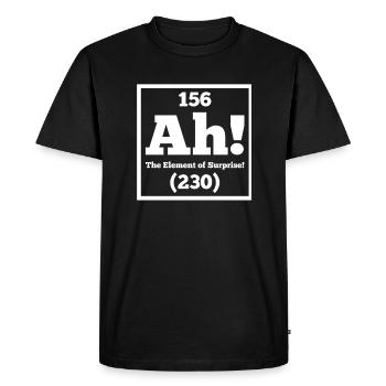 Laboratoire de science chimie éléments drôle - T-shirt Premium bio Homme - noir - Devant - Nico (187cm)