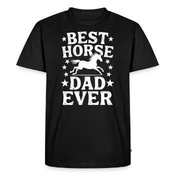 Chevaux Disant Sports Equestres Drôle Cheval Cadeau - T-shirt Premium bio Homme - noir - Devant - Nico (187cm)