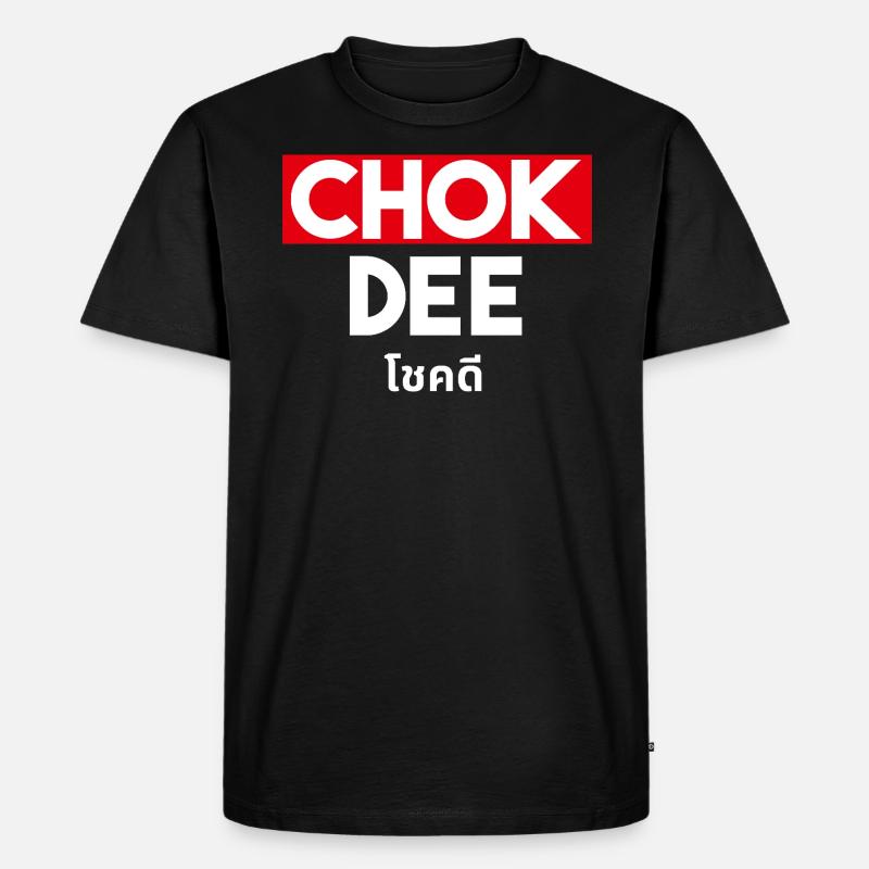 Chok Dee - Männer Premium Bio T-Shirt - Schwarz