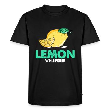 Limonade Limonade Limonade Limonade Stand Design - T-shirt Premium bio Homme - noir - Devant - Nico (187cm)