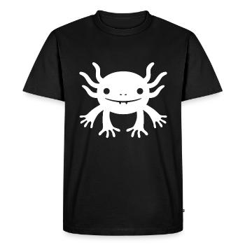 axolotl - T-shirt Premium bio Homme - noir - Devant - Nico (187cm)