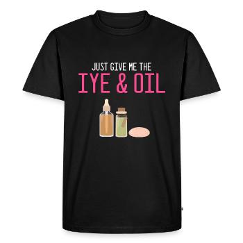 Conception de fabrication de savon pour les conceptions de fabricants de savon - T-shirt Premium bio Homme - noir - Devant - Nico (187cm)