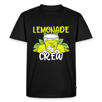 Stand de limonade - T-shirt Premium bio Homme - noir - Devant - Nico (187cm)