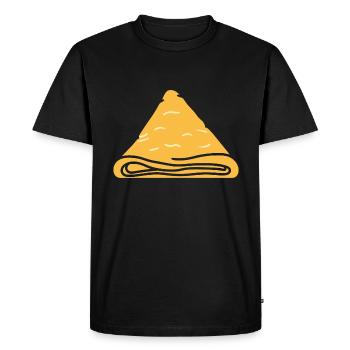 Crêpes Bretagne humour crêpe - T-shirt Premium bio Homme - noir - Devant - Nico (187cm)