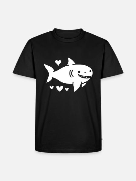 Requin - T-shirt Premium bio Homme - noir