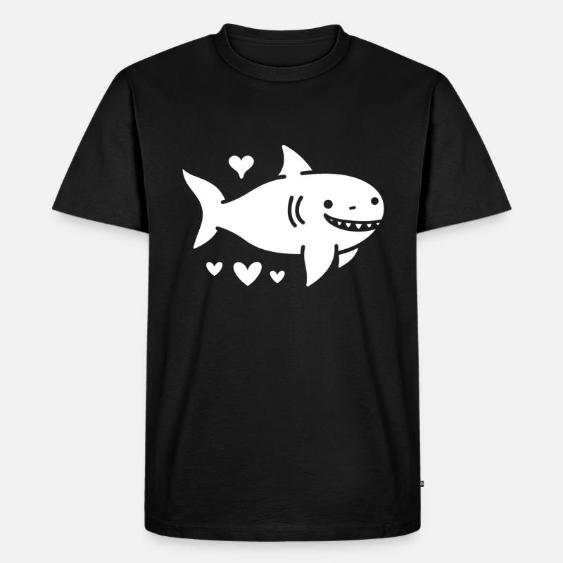 Requin - T-shirt Premium bio Homme - noir