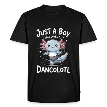 Juste un garçon qui aime la danse Ballet Danseuse Cadeau - T-shirt Premium bio Homme - noir - Devant - Nico (187cm)