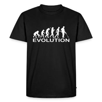 Metal Detector Evolution - Men's Premium Organic T-Shirt - black - Front - Nico (187cm)