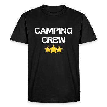 Équipe de camping - T-shirt Premium bio Homme - noir - Devant - Nico (187cm)