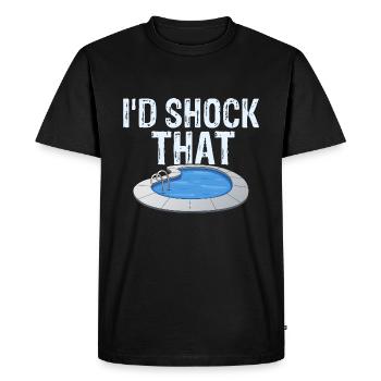 Pool Guy Design pour PoolBoy et Pool Cleaner - T-shirt Premium bio Homme - noir - Devant - Nico (187cm)