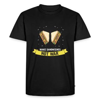 Sandwich Maker Grilling Papa BBQ Sandwich - Men's Premium Organic T-Shirt - black - Front - Nico (187cm)