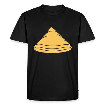 Crêpes Bretagne humour crêpe - T-shirt Premium bio Homme - noir - Devant - Nico (187cm)