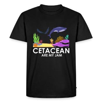 Zooologiste Biologiste marin Biologie marine - T-shirt Premium bio Homme - noir - Devant - Nico (187cm)