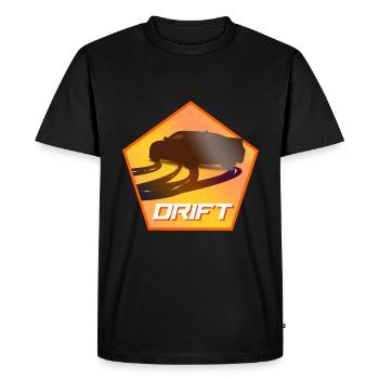 Voiture à la dérive - T-shirt Premium bio Homme - noir - Devant - Nico (187cm)