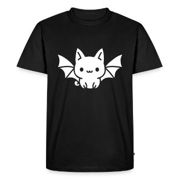 bat - Men's Premium Organic T-Shirt - black - Front - Nico (187cm)