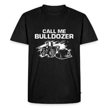 Démolition et rénovation de maisons - T-shirt Premium bio Homme - noir - Devant - Nico (187cm)