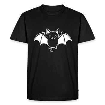 chauve-souris - T-shirt Premium bio Homme - noir - Devant - Nico (187cm)