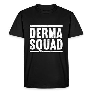 Dermatologie Dermatologue - T-shirt Premium bio Homme - noir - Devant - Nico (187cm)