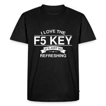 Cybersecurity Design for Hackers and Cyber Security - Men's Premium Organic T-Shirt - black - Front - Nico (187cm)