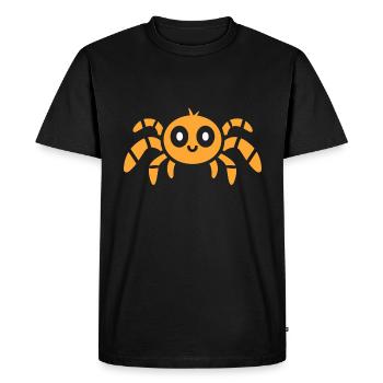 araignée - T-shirt Premium bio Homme - noir - Devant - Nico (187cm)