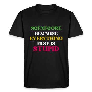 Scenecore Retro Emo Alternative Girl - T-shirt Premium bio Homme - noir - Devant - Nico (187cm)