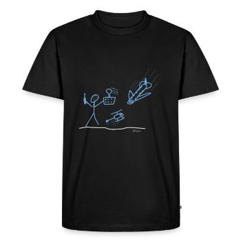Model Maker Aircraft, Aviation RC - Men's Premium Organic T-Shirt - black - Front - Nico (187cm)