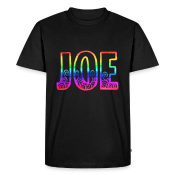 joe rs rainbow - Men's Premium Organic T-Shirt - black - Front - Nico (187cm)