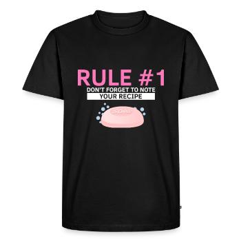 Conception de fabrication de savon pour les conceptions de fabricants de savon - T-shirt Premium bio Homme - noir - Devant - Nico (187cm)