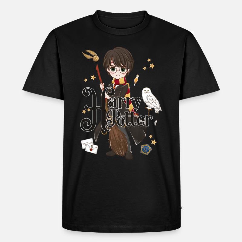 Harry Potter éléments - T-shirt Premium bio Homme - noir