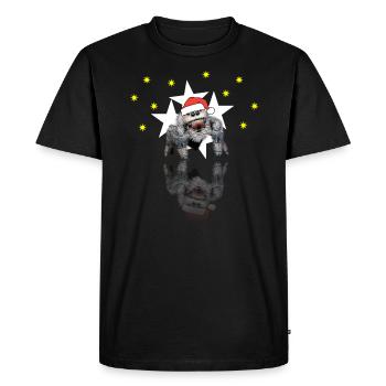 Araignée de Noël araignée araignée - T-shirt Premium bio Homme - noir - Devant - Nico (187cm)