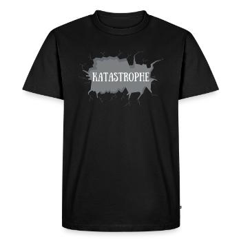 Catastrophe - T-shirt Premium bio Homme - noir - Devant - Nico (187cm)