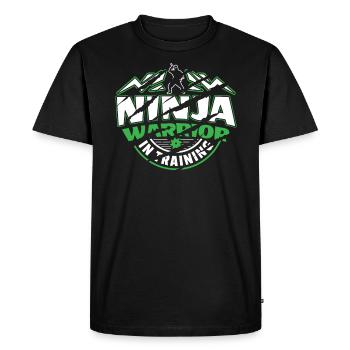 Ninja Warrior In Training Ninja Warrior Gift - Men's Premium Organic T-Shirt - black - Front - Nico (187cm)