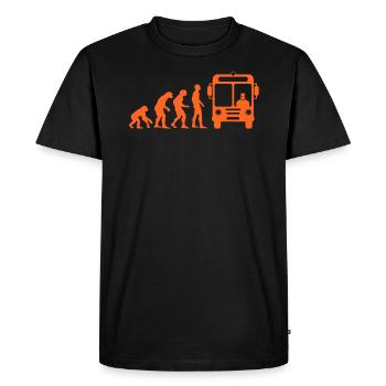 Bus chauffeur de bus chauffeur de bus cadeau singe homme - T-shirt Premium bio Homme - noir - Devant - Nico (187cm)