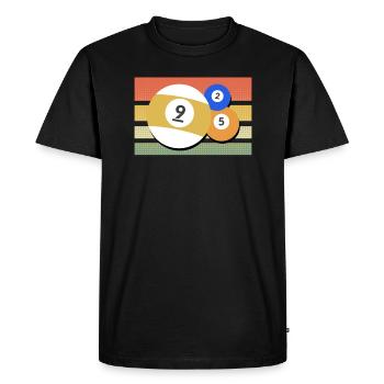 8-Ball Pool Player Billiards Player Billiards - Men's Premium Organic T-Shirt - black - Front - Nico (187cm)