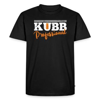 Viking Chess Pro Kubb Master Beach Game - Men's Premium Organic T-Shirt - black - Front - Nico (187cm)