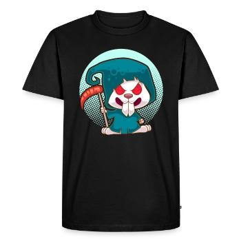 Méchant lapin méchant Hasi Drôle de Lapin Cadeau - T-shirt Premium bio Homme - noir - Devant - Nico (187cm)