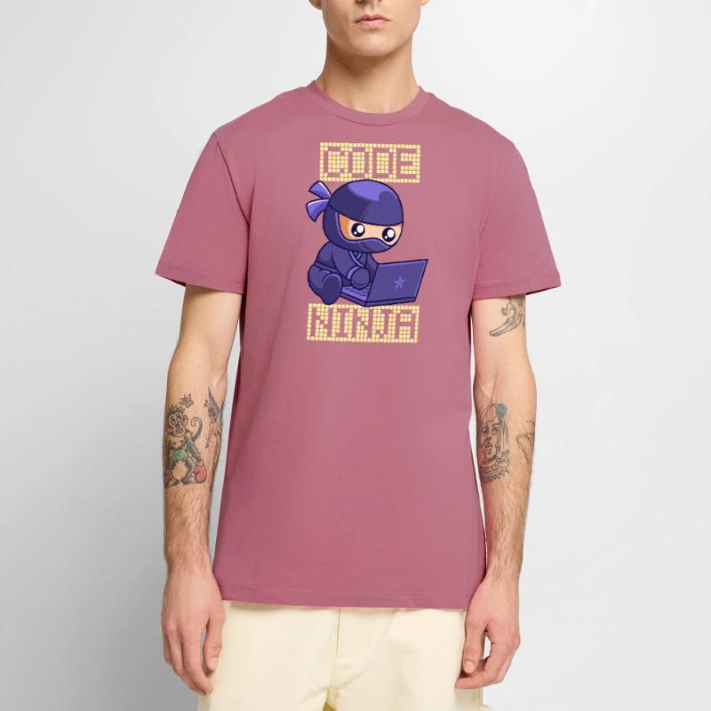 Code Ninja Coder Sofware développeur programmeur T-shirt Premium bio Homme