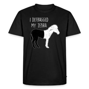 Computer Scientist Programmer Fun Joke - Men's Premium Organic T-Shirt - black - Front - Nico (187cm)