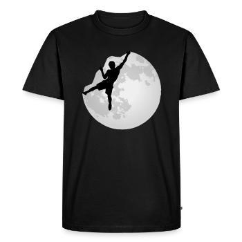 Escalade sans rocher Escalade - T-shirt Premium bio Homme - noir - Devant - Nico (187cm)